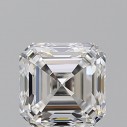 Prírodný diamant štvorcový emerald, VS1, F, 1,52ct, GIA