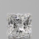 Prírodný diamant princess, SI1, E, 1,55ct, GIA