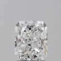 Prírodný diamant radiant, VS2, D, 1,71ct, GIA
