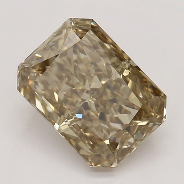 Farebný diamant radiant, fancy dark hnedý, GIA 3870740233 T9