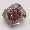 Farebný diamant cushion, fancy hnedoružový, 1,52ct, GIA