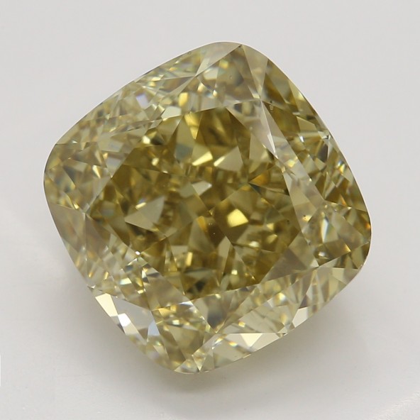 Farebný diamant cushion, fancy hnedožltý, GIA 9872170189 Y5