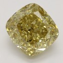 Farebný diamant cushion, fancy hnedožltý, 2,37ct, GIA