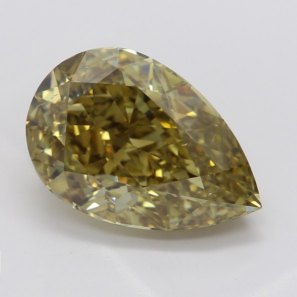 Farebný diamant hruška, fancy deep hnedožltý, GIA 4872170134 Y8