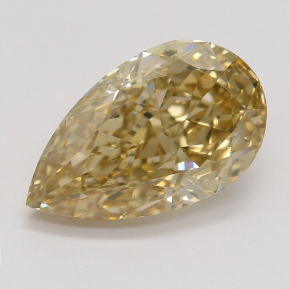 Farebný diamant hruška, fancy hnedožltý, GIA 1872990151 Y5