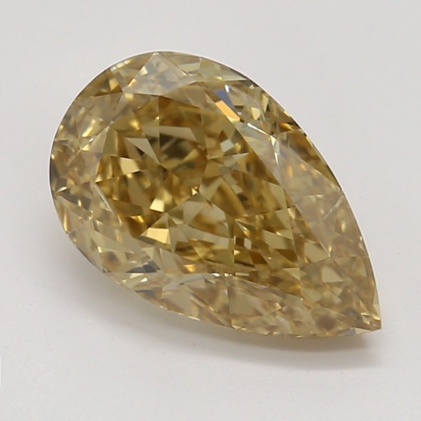 Farebný diamant hruška, fancy hnedožltý, GIA 5873090365 Y5