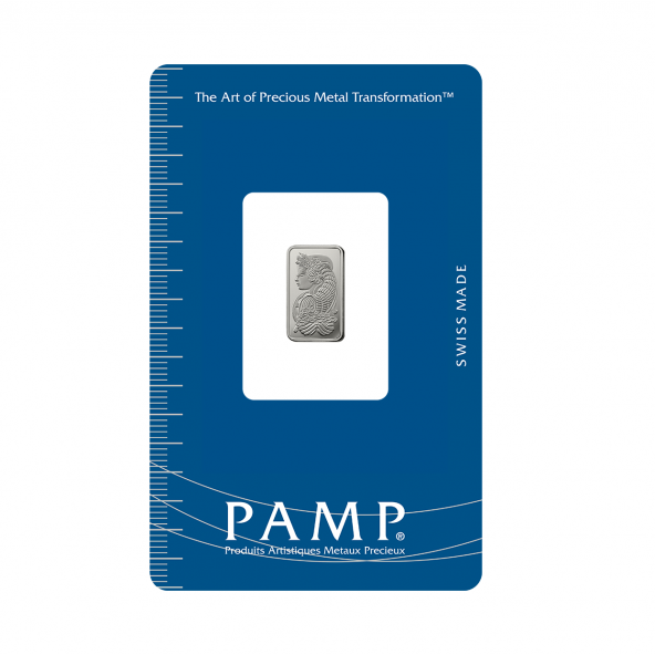 Investičná platinová tehla 1 g razená Pamp Fortuna PT00RI001S101 (3)
