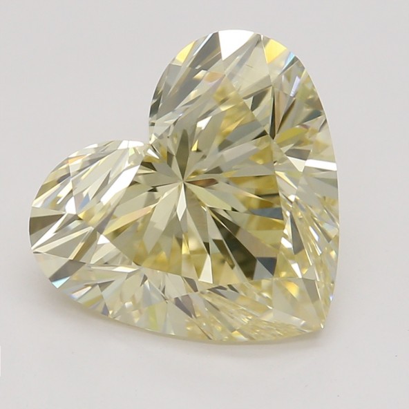 Farebný diamant srdce, fancy light hnedožltý, GIA 2872170212 Y4
