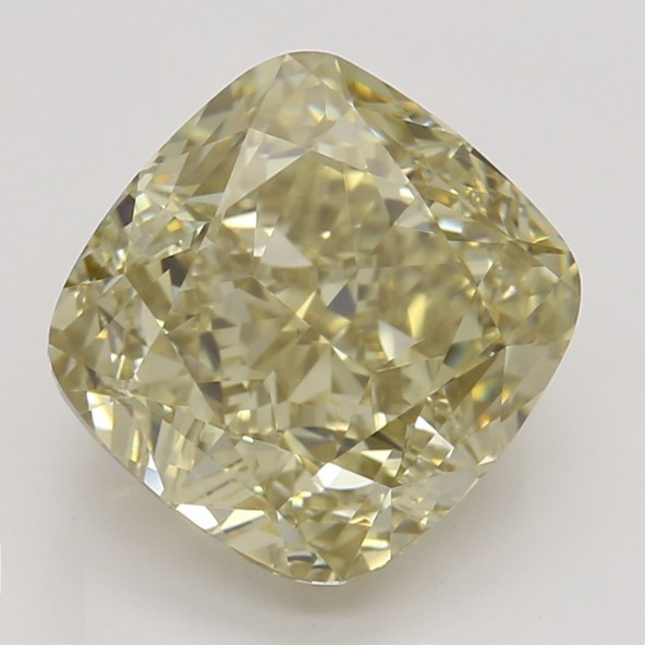 Farebný diamant cushion, fancy hnedasto-zelenkasto žltý, GIA 2871610122 Y5 Farebný diamant cushion, fancy hnedasto-zelenkasto žltý, GIA 2871610122 Y5
