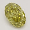 Farebný diamant ovál, fancy deep hnedasto-zelenkasto žltý, 2,01ct, GIA