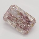 Farebný diamant radiant, fancy hnedasto ružový, 1,51ct, GIA