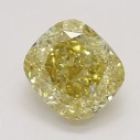 Farebný diamant cushion, fancy hnedasto-žltý, 0,6ct, GIA