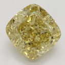 Farebný diamant cushion, fancy hnedasto-žltý, 5,06ct, GIA