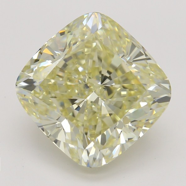 Farebný diamant cushion, fancy light hnedasto-žltý, GIA 9846230229 Y4