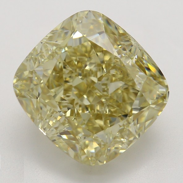 Farebný diamant cushion, fancy hnedasto-žltý, GIA 5872780225 Y5