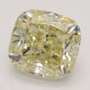 Farebný diamant cushion, fancy hnedasto-žltý, 3,01ct, GIA