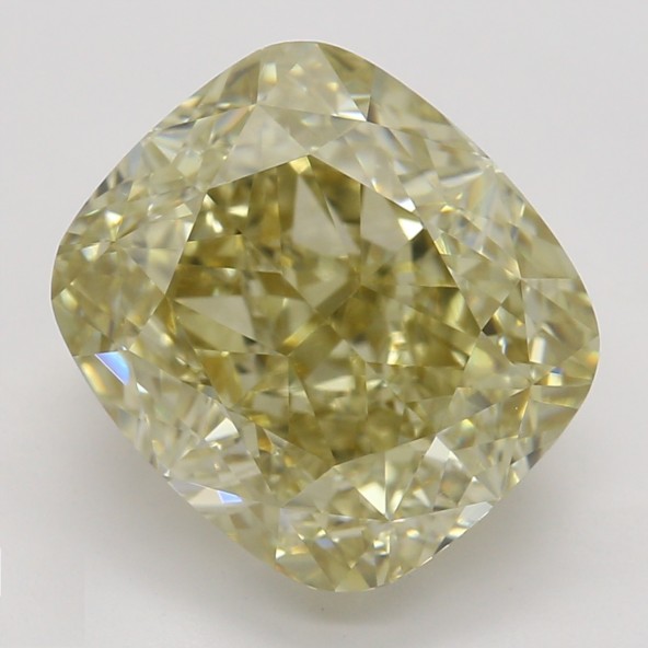Farebný diamant cushion, fancy hnedasto-žltý, GIA 2873050202 Y5
