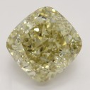 Farebný diamant cushion, fancy hnedasto-žltý, 2,59ct, GIA