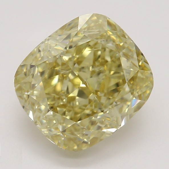 Farebný diamant cushion, fancy hnedasto-žltý, GIA 4872710144 Y5