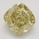Farebný diamant cushion, fancy hnedasto-žltý, 1,61ct, GIA