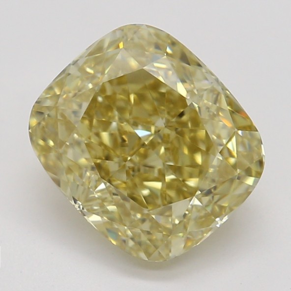 Farebný diamant cushion, fancy hnedasto-žltý, GIA 3873060633 Y5