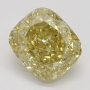 Farebný diamant cushion, fancy hnedasto-žltý, 1,57ct, GIA