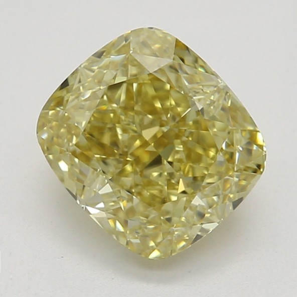 Farebný diamant cushion, fancy hnedasto-žltý, GIA 8846010588 Y5