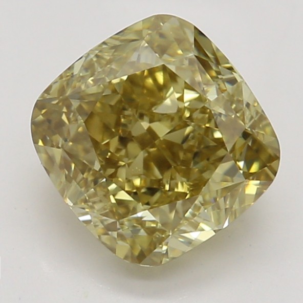 Farebný diamant cushion, fancy deep hnedasto-žltý, GIA 8872190058 Y8