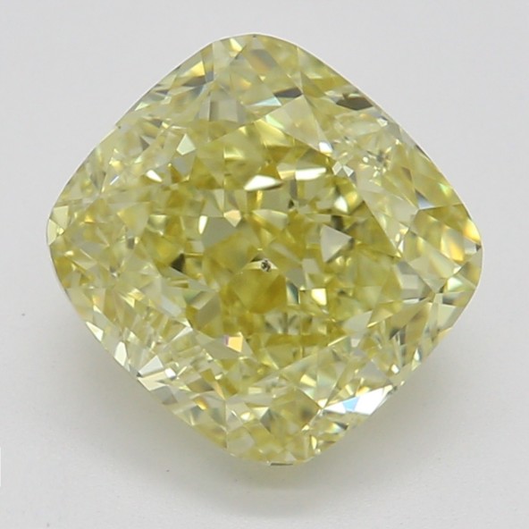 Farebný diamant cushion, fancy hnedasto-žltý, GIA 5846240745 Y5