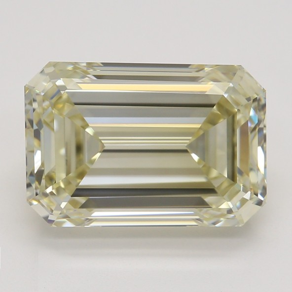 Farebný diamant emerald, fancy light hnedasto-žltý, GIA 8872480158 Y4