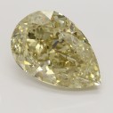 Farebný diamant hruška, fancy hnedasto-žltý, 6,01ct, GIA
