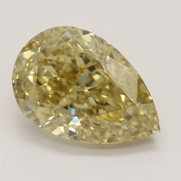 Farebný diamant hruška, fancy hnedasto-žltý, GIA 7873330227 Y5