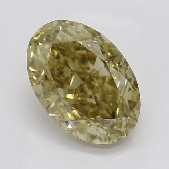 Farebný diamant ovál, fancy hnedasto-žltý, GIA 4872190554 Y5 Farebný diamant ovál, fancy hnedasto-žltý, GIA 4872190554 Y5