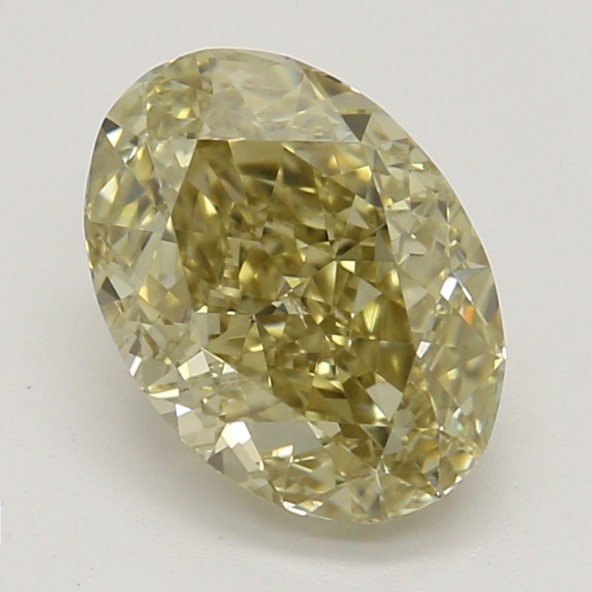 Farebný diamant ovál, fancy hnedasto-žltý, GIA 3873330173 Y5