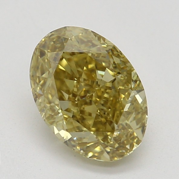 Farebný diamant ovál, fancy hnedasto-žltý, GIA 9872580169 Y5