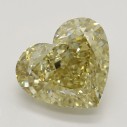 Farebný diamant srdce, fancy hnedasto-žltý, 3,02ct, GIA
