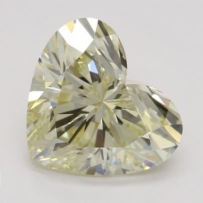 Farebný diamant srdce, fancy light hnedasto-žltý, GIA 1872540110 Y4