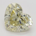 Farebný diamant srdce, fancy light hnedasto-žltý, 3,51ct, GIA