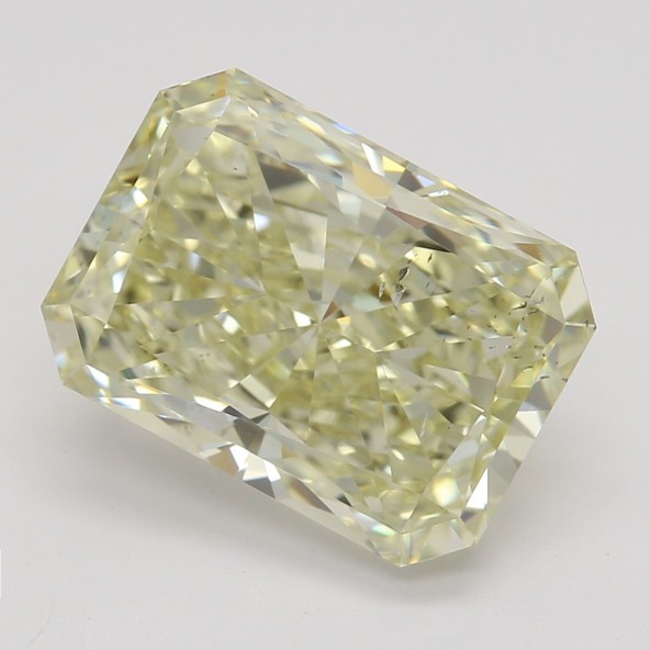 Farebný diamant radiant, fancy light hnedasto-žltý, GIA 8845990438 Y4