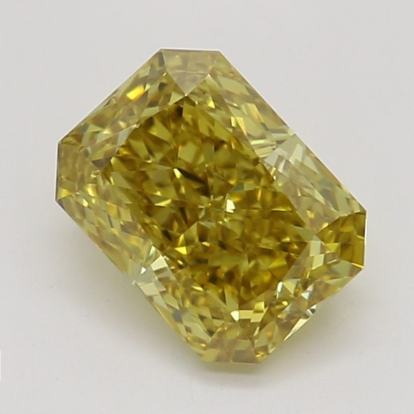 Farebný diamant radiant, fancy deep hnedasto-žltý, GIA 4870200164 Y8