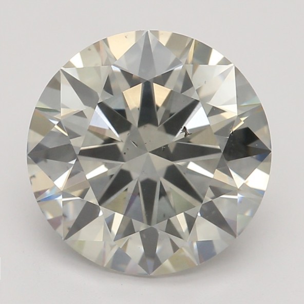 Farebný diamant okrúhly briliant, very light sivý, GIA 8873280318 S2