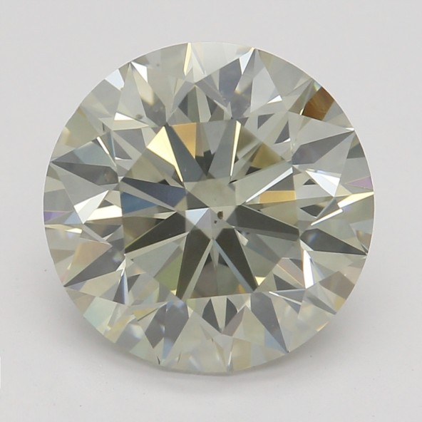 Farebný diamant okrúhly briliant, very light sivý, GIA 1870900081 S2