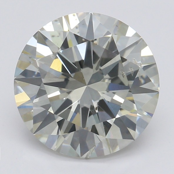 Farebný diamant okrúhly briliant, faint sivý, GIA 1871480120 S1