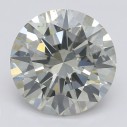 Farebný diamant okrúhly briliant, faint sivý, 2,01ct, GIA