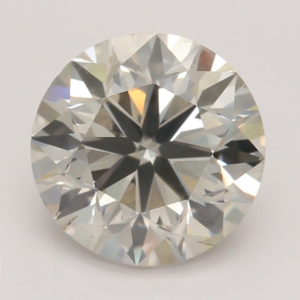 Farebný diamant okrúhly briliant, faint sivý, GIA 2871210062 S1