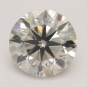 Farebný diamant okrúhly briliant, faint sivý, 2,01ct, GIA