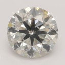 Farebný diamant okrúhly briliant, faint sivý, 2,01ct, GIA