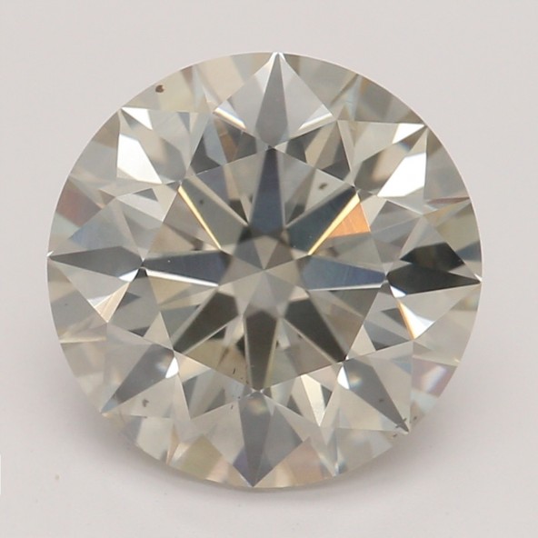 Farebný diamant okrúhly briliant, very light sivý, GIA 8871780198 S2