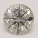 Farebný diamant okrúhly briliant, very light sivý, 2,01ct, GIA