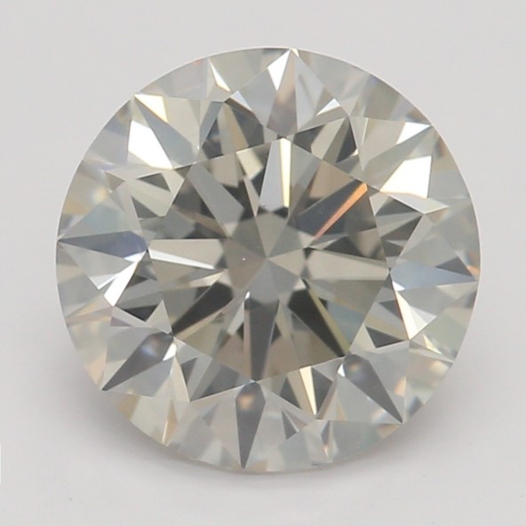 Farebný diamant okrúhly briliant, faint sivý, GIA 1872170020 S1